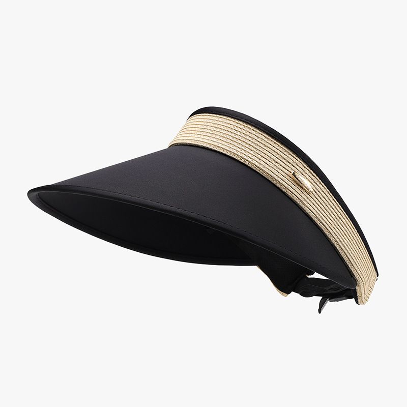 Ice Silk UV Protection Big Eaves Outdoor Cycling Sun Protection Empty Top Hat Women's Fashion Breathable Sun Hat_voghion.com