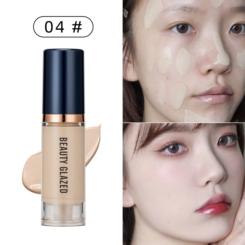Vloeibare 6 ml gezichtsfoundation Volledige concealer Make-up Waterdichte basis Fleuren Whitening Cover Donkere kringen Mat_voghion.com