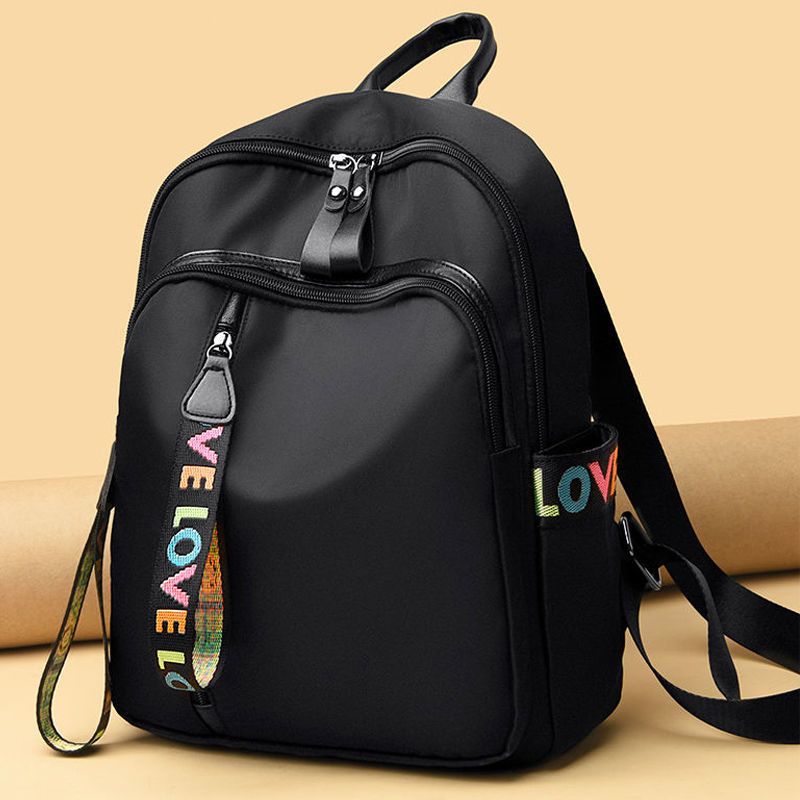 Versión de tela Oxford de la tendencia de gran capacidad y moda para estudiantes, ligera y de tamaño pequeño._voghion.com