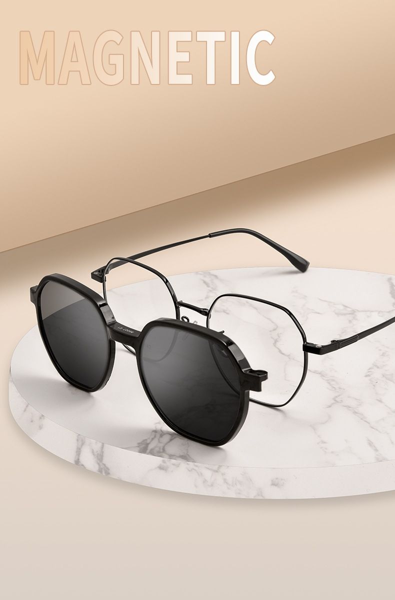 Yeni Gelenler MOMOJA Yeni İş Gözlükleri Retro Yuvarlak Manyetik Emişli Gözlükler Optik Reçeteli Gözlük Çerçevesi Erkekler ve Kadınlar İçin_voghion.com
