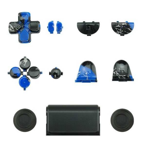 Convient pour PS4 Slim Ensemble complet de coque de poignée PS4 JDM 040 Transfert d'eau Matériau de coque personnalisé Réparation Bouton de remplacement_voghion.com