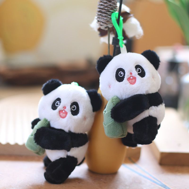 Keychain Panda Plush Adorable Soft Stuffed Animal Bag Toy Cute Charm_voghion.com