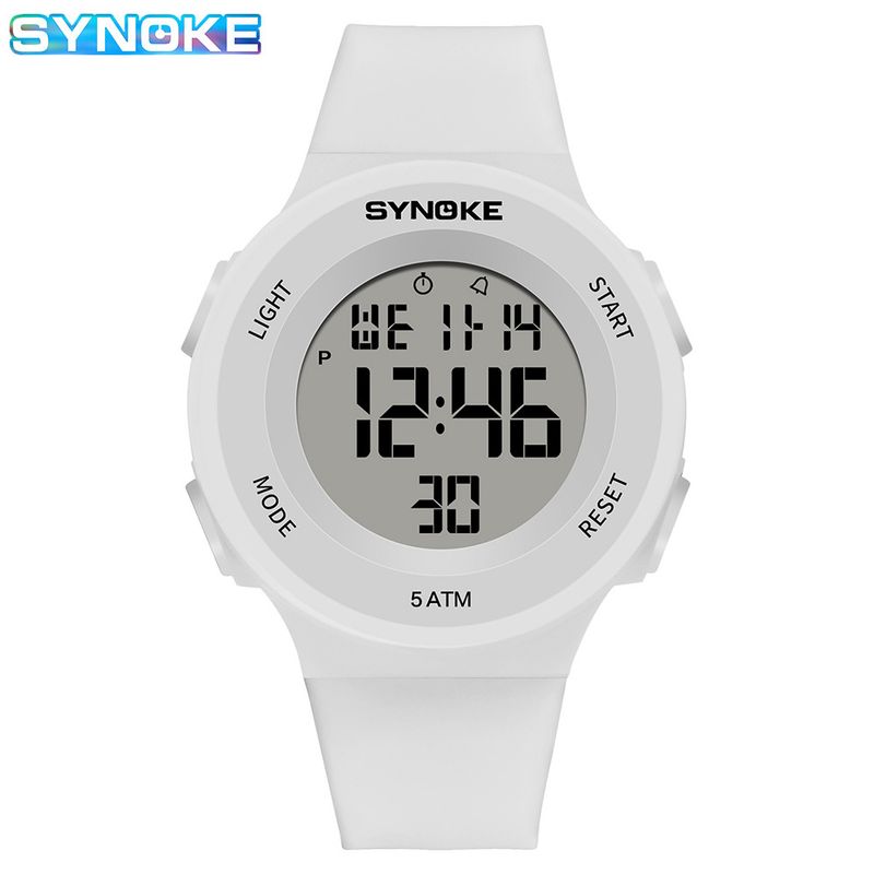 Orologio da uomo e da donna alla moda, elettronico, impermeabile e luminoso, stile semplice e alla moda, per feste studentesche SYNOKE_voghion.com