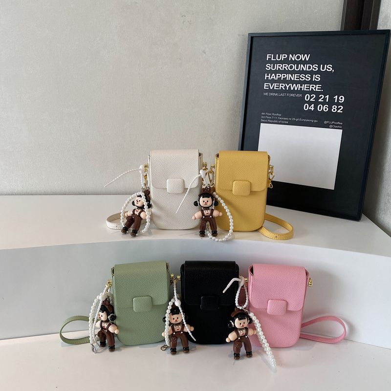 Niche Design Mini Phone For Women 2025 Summer New Fashion Textured Magnetic Buckle Shoulder Crossbody Bag_voghion.com