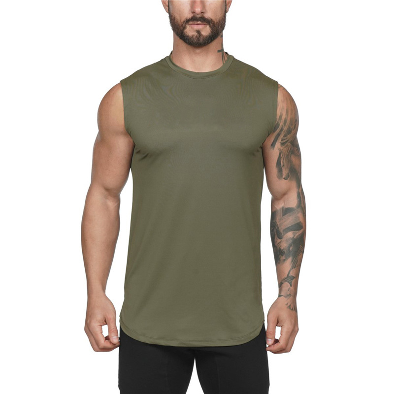 Light Board No Summer Sports ärmelloses T-Shirt für Herren, Fitness-Tanktop, Lauf-Trainings-Top_voghion.com