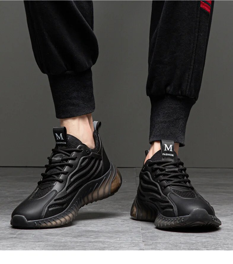 Mesh-Sport im Frühjahr 2024, neue weiche leichte Laufschuhe, koreanische Version, dicke Sohle mit erhöhter Höhe innen,_voghion.com