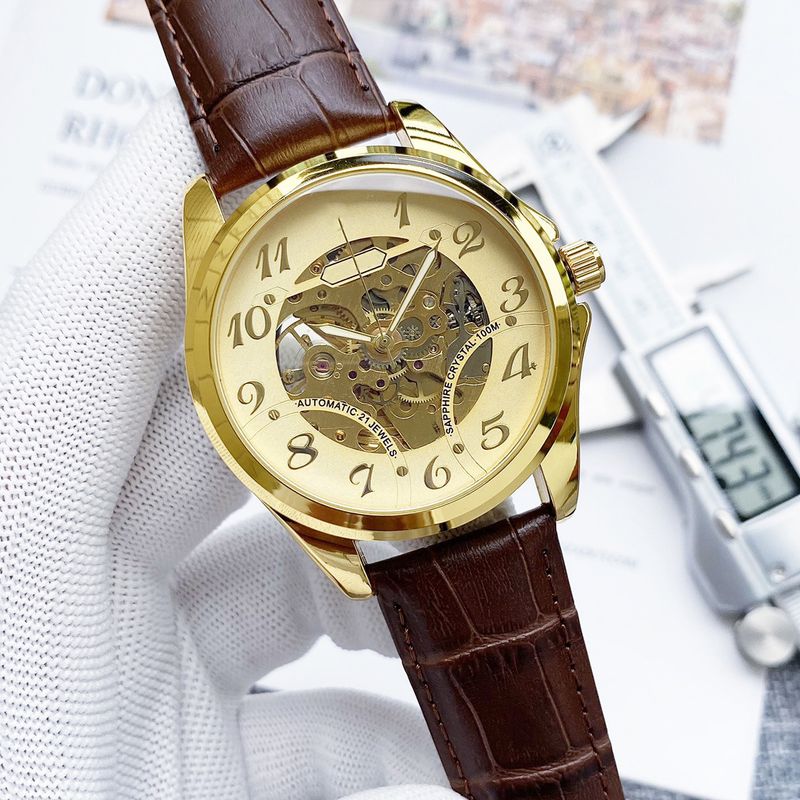 Laojia Daily Hollow Transparent Automatic Mechanical Watch_voghion.com