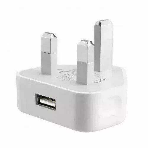 UK 3 Pin Dual USB Stecker Adapter Netz Wand Ladegerät 1/2/3-Port Für Handys Tablet_voghion.com