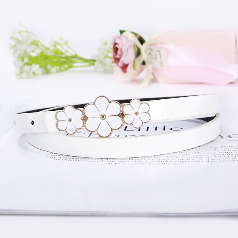 2025 Nuovi Fiori da Donna, Cintura Coreana Versatile e alla Moda, Cintura Stretta e Semplice con Decorazione_voghion.com