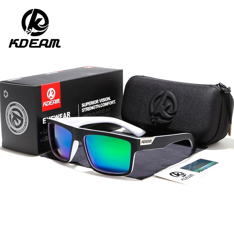 NIEUWE MODE KDEAM Heren Klassieke Sport Gepolariseerde Spiegel Zonnebril Buiten Vissen Rijden Bril Kd05X_voghion.com