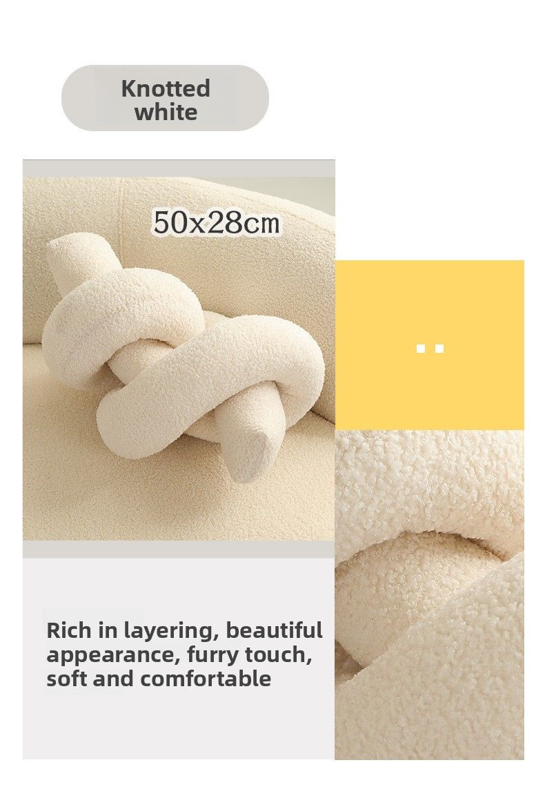 Cuscino decorativo morbido per dormire sul fianco di una ragazza, modello di divano per la casa in stile minimalista Ins Flower_voghion.com