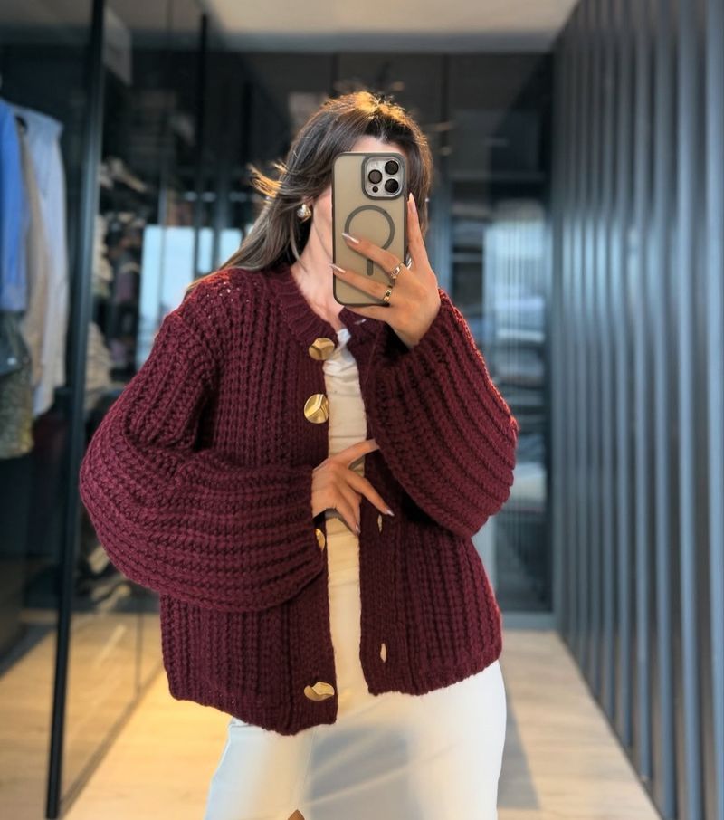 Kuscheliger Oversize-Strickpullover – Grobstrick mit Zopfmuster, offene Vorderseite, lässiger Langarm-Wickelpullover – Streetwear-Chic (mehrere Farben/Größen)_voghion.com