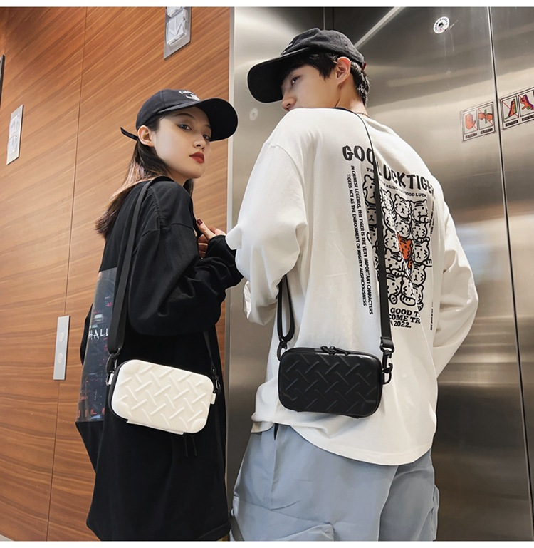 Bolsa transversal personalizada para homens, nova bolsa de ombro pequena com casca rígida em relevo, bolsa transversal texturizada de um ombro, bolsa quadrada pequena versátil para_voghion.com