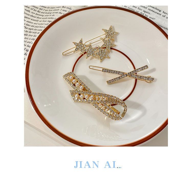 Pearl Hair Clip Headpiece Hairclip Female Internet Celebrity New Type One Word Clip Side High end Exquisite Hair Accessories_voghion.com