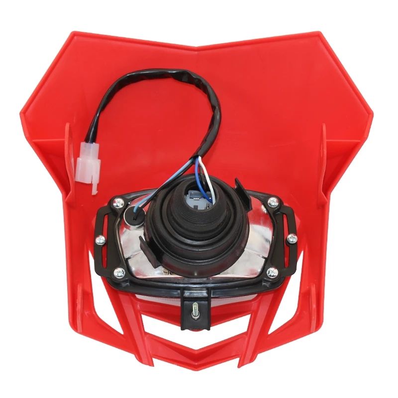 Universal Motorrad Scheinwerfer Scheinwerfer Verkleidung Farol De Milha Para Moto Fit Für HONDA XR CRF 150 230 250 450 Dirt Bike_voghion.com