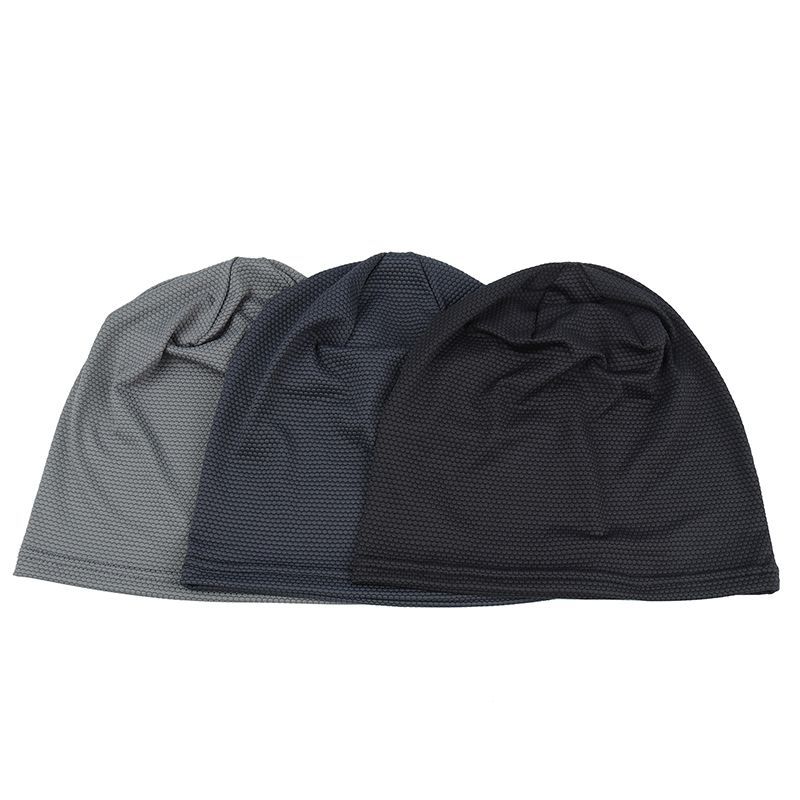 Einlagige, dünne, atmungsaktive Kopfbedeckung, Sommerpullover aus Eisseide für Männer und Frauen, Reiten, Bandana, Laufen, Sport, Fitness_voghion.com