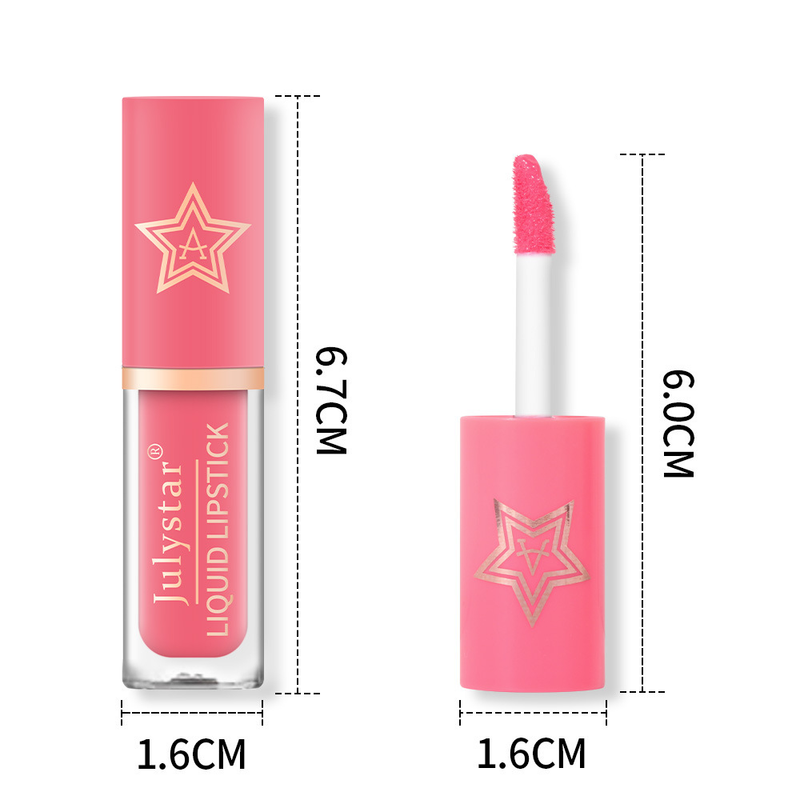 Lip Gloss Makeup Natural Three Dimensional Matte Star Lip Glaze Moisturizing Long Lasting Non Fading Non Stick Pearlescent Lipstick_voghion.com