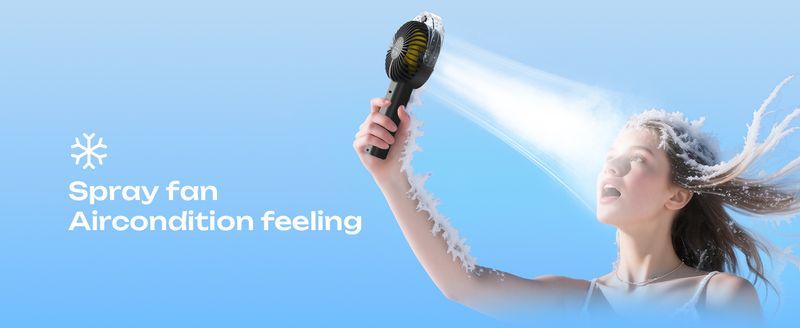 Nebelkühlventilator – 4 Geschwindigkeiten, LED, 4000 mAh_voghion.com