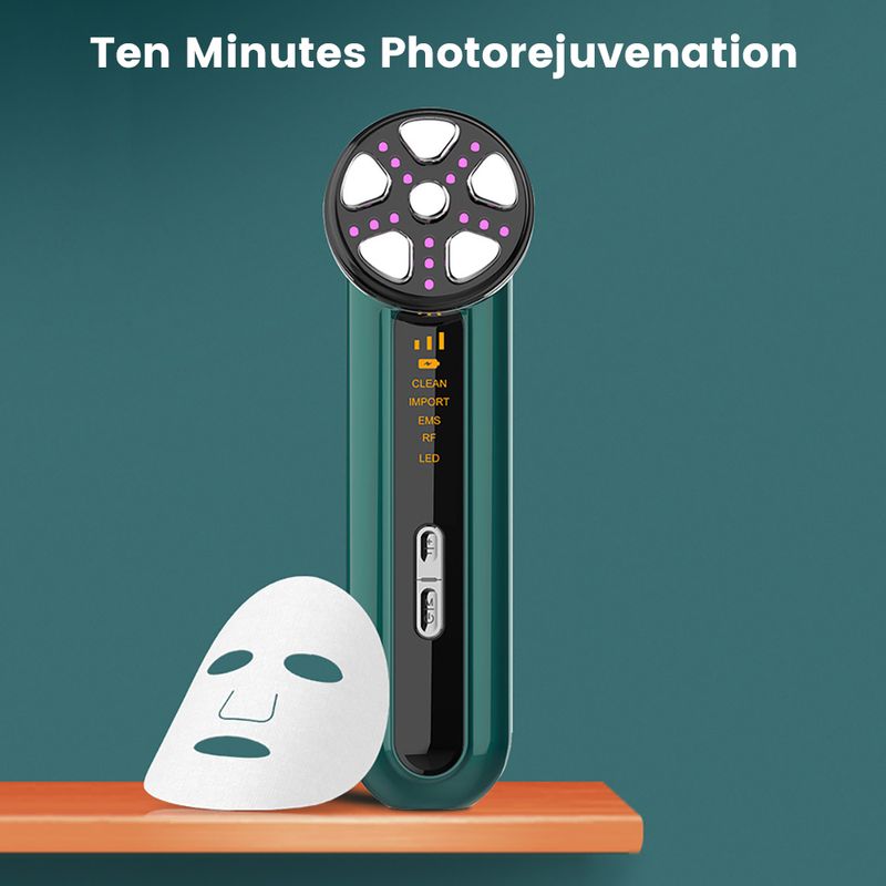 RF EMS LED Licht Hautverjüngung Instrument Gesicht Massager Gesichts Mesotherapie Radio Frequenz Hautstraffung Hautpflege Schönheit_voghion.com