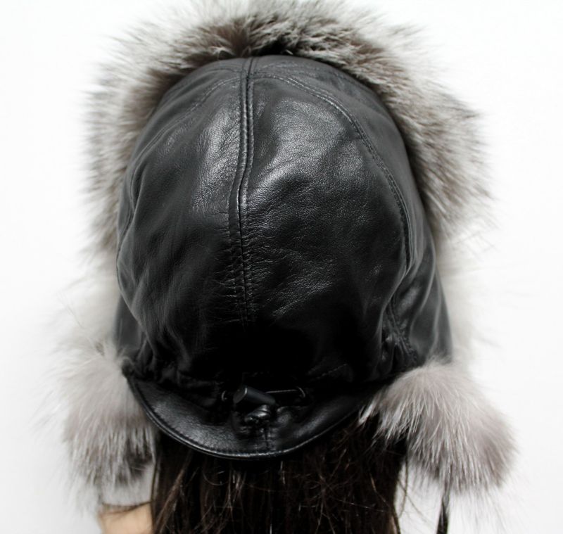Cappelli da cacciatore Cappello invernale da donna Lei Feng Cappello da donna Cappello da sci invernale nord-orientale Cappello di protezione per le orecchie in pelliccia Cappello caldo e spesso in pelliccia di volpe_voghion.com