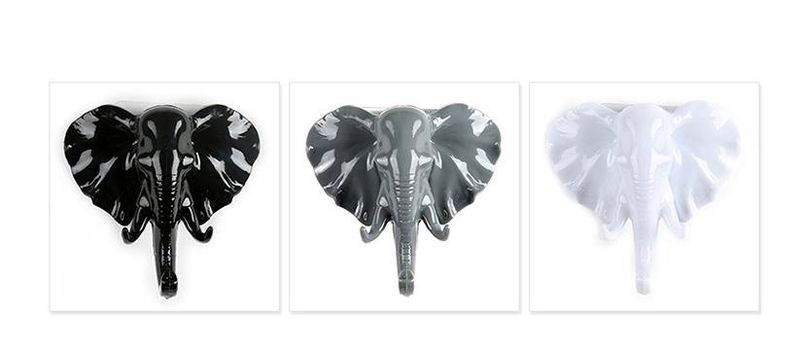 Radošs dzīvnieku formas āķis, bezšuvju dekoratīvs sienas dekors viesistabai, guļamistabai, mēteļu pakaramais, dažādu apģērbu pakaramais āķis_voghion.com