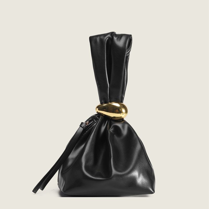 Niche Design Wrinkled Cloud 2025 Trendy Fashion Bucket For Women Light 2025 Handheld Zongzi Bag_voghion.com