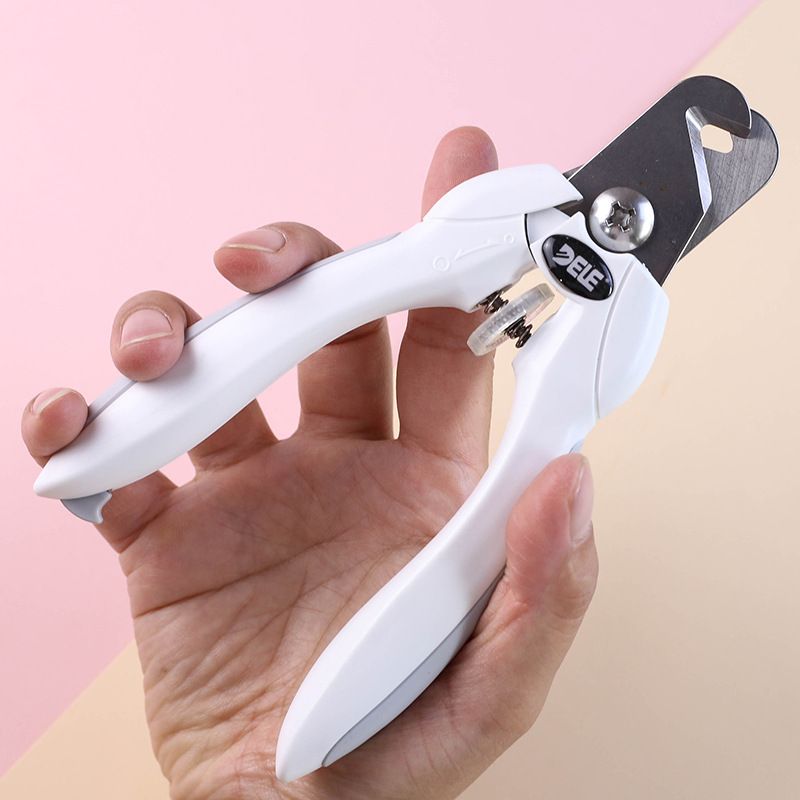 Dele Pet Clippers Verstellbarer Cutter für Katzen Teddy Mittlere und große Hunde Nagelknipser mit Feile_voghion.com