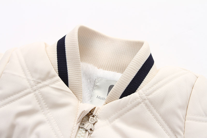 Babytøj sport baseball langærmet vinter børns tyk varm baby onesie_voghion.com