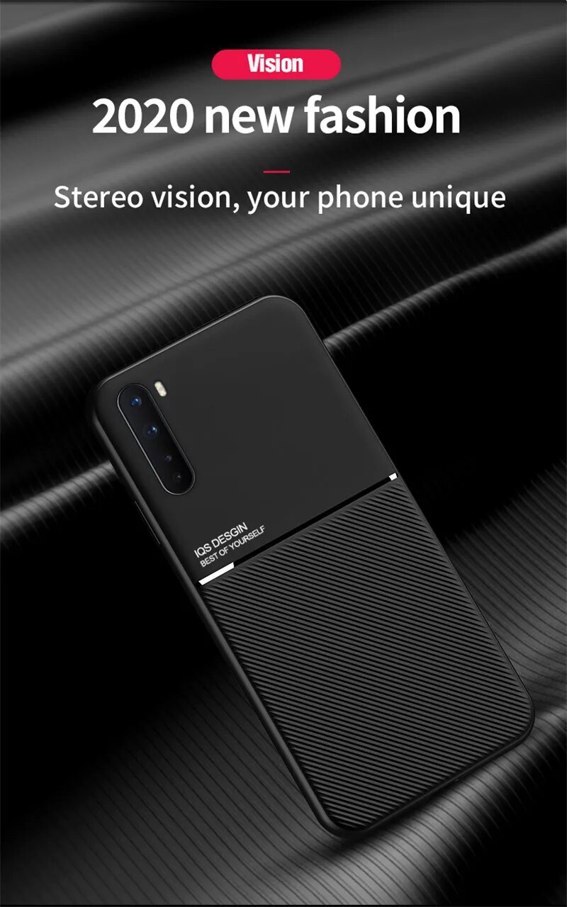Oneplus Nord Case Leather Magnetic Car Holder Plate Phone Cases For One Plus 11 9 Pro 7 7T 8 8T 9RT 10T ACE 2 Back_voghion.com