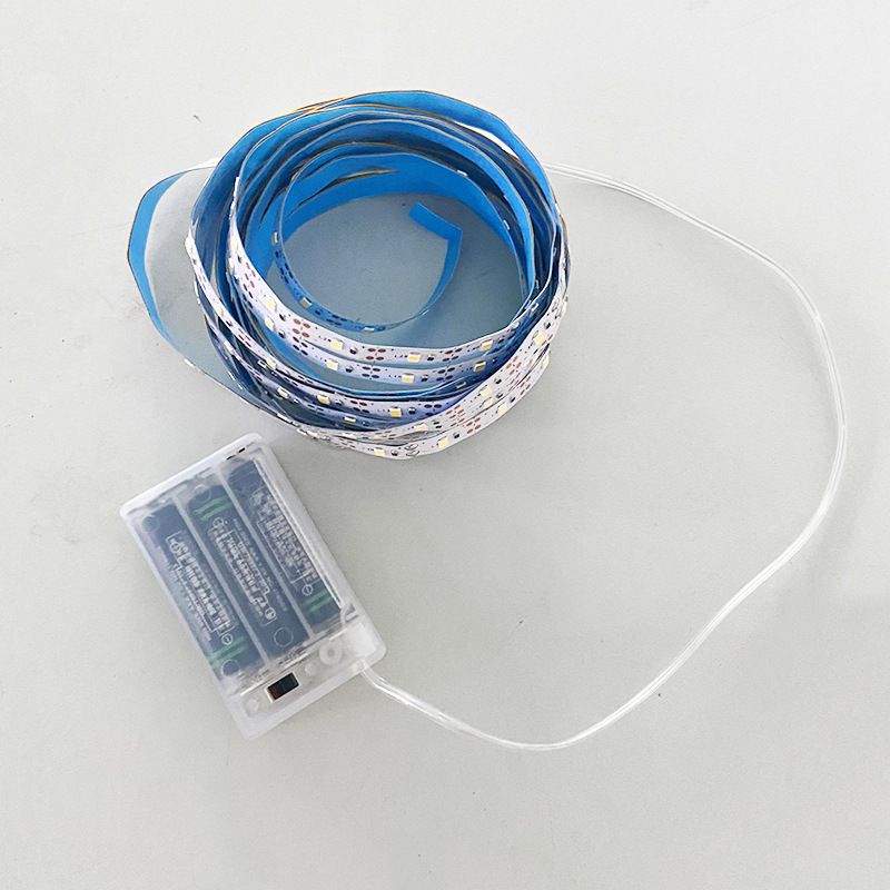 60-LED 2835 Battery-Powered Waterproof Light Strip – Portable Single Color LED Rope Light For Camping, Outdoor & Emergency Use_voghion.com