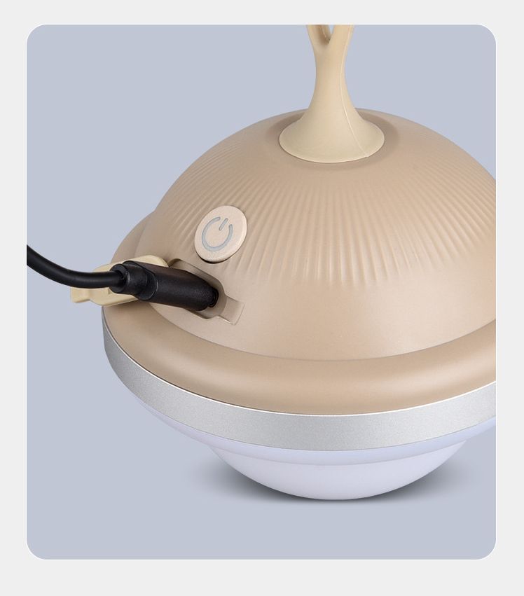 Grenzüberschreitende, wiederaufladbare, tragbare, wasserdichte LED-Atmosphären-Campinglaterne für Zelte_voghion.com