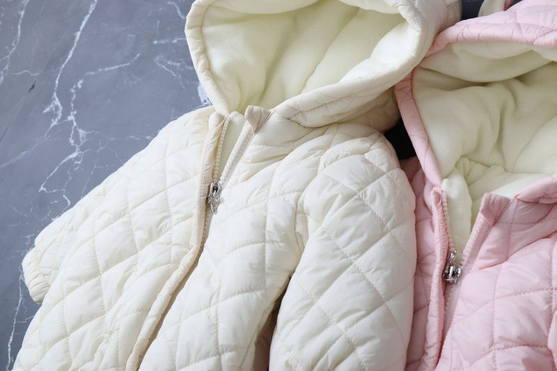 Cozy Fleece-Lined Hooded Baby Jumpsuit With Adorable Ear Design - Winter Warm One-Piece Romper For Toddlers (1-3 Years, 80-100cm) - Soft Polyester_voghion.com
