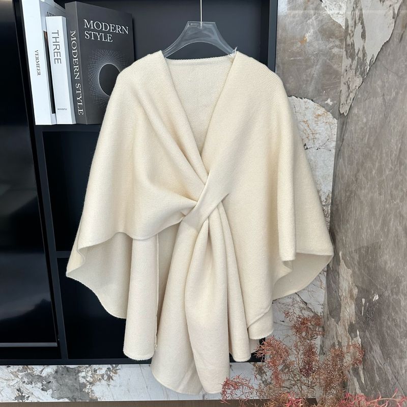 Cappotto di lana di alta qualità, stile autunno e inverno, nuovo stile, scialle e mantello da donna_voghion.com