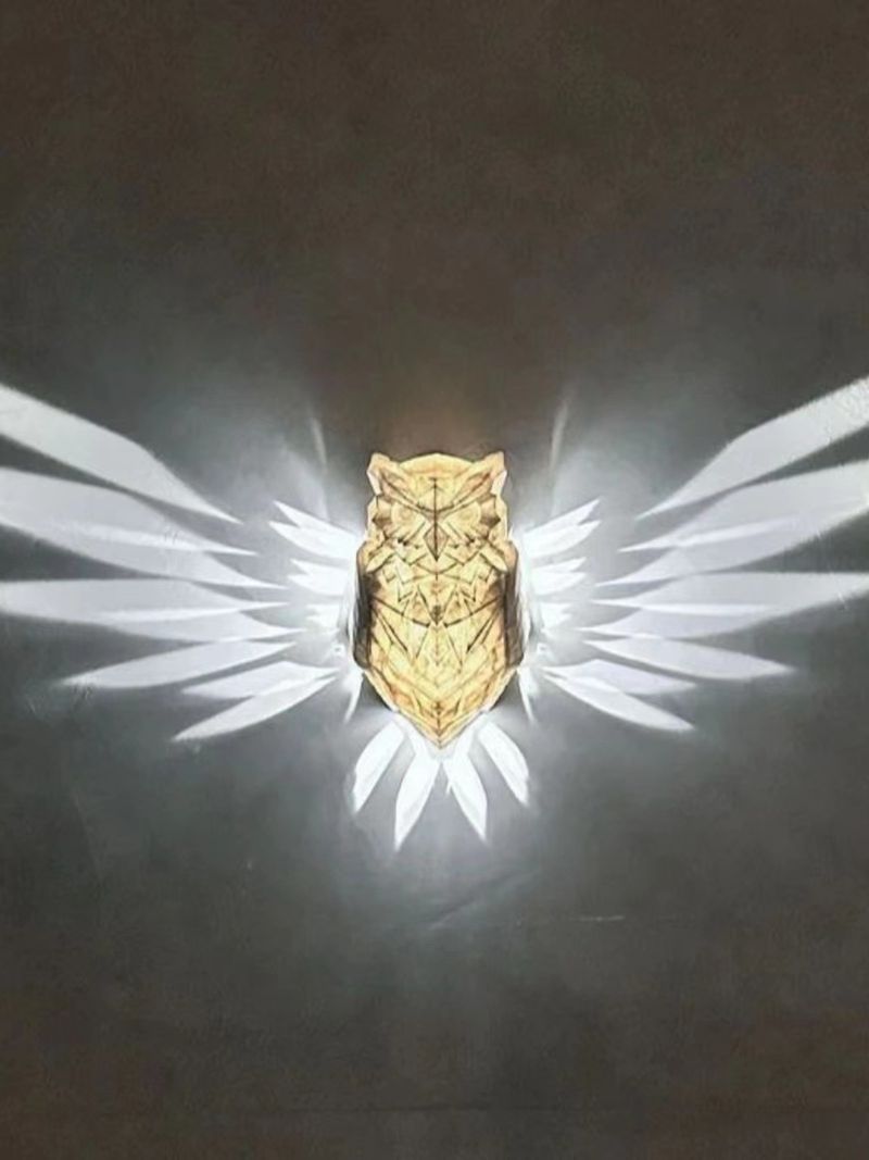 Veilleuse LED 3D en forme d'animal pour dormir, éclairage mural, décoration artistique_voghion.com