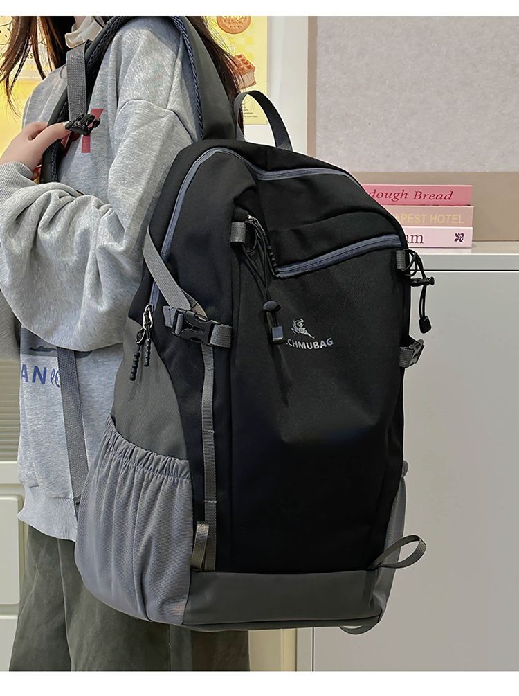 Modischer Rucksack mit großer Kapazität für Männer, Studenten, Wander- und Bergsteigertasche für den Außenbereich, neues Leichtgewicht_voghion.com