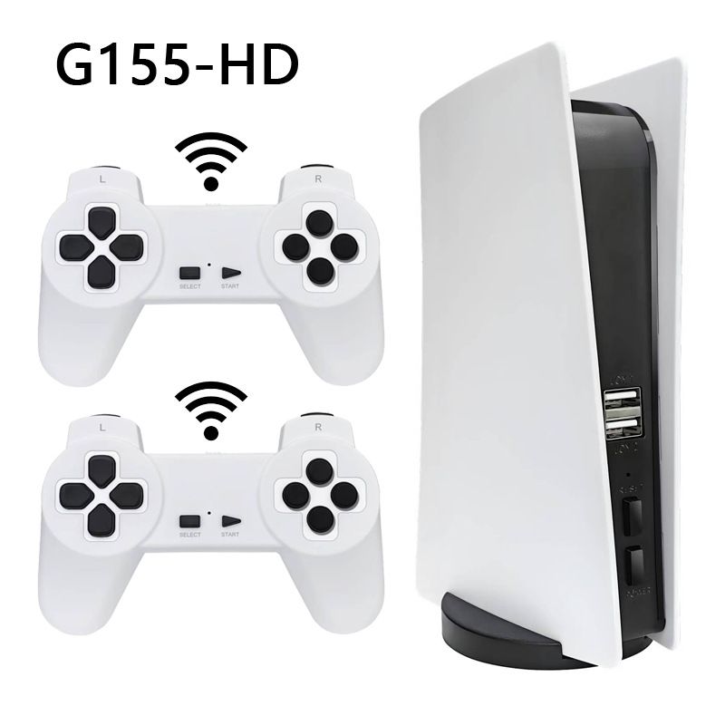 G155HD Mini TV igraća konzola HD P5 Nostalgična crveno-bijela igraća konzola FC, izgrađena 2000 igara_voghion.com