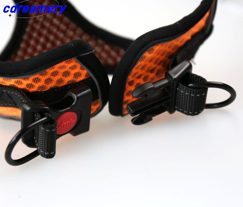 Novo produto: Colete de malha respirável, coleira para gatos, conjunto de viagem reflexivo para gatos_voghion.com