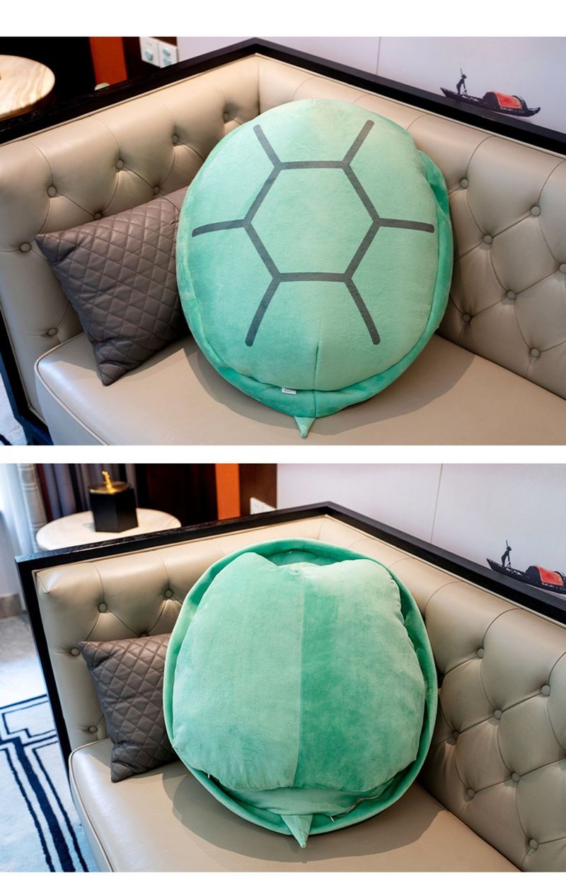 Upgrade Thickened Wearable Turtle Shell Plush Toy for Kids_voghion.com