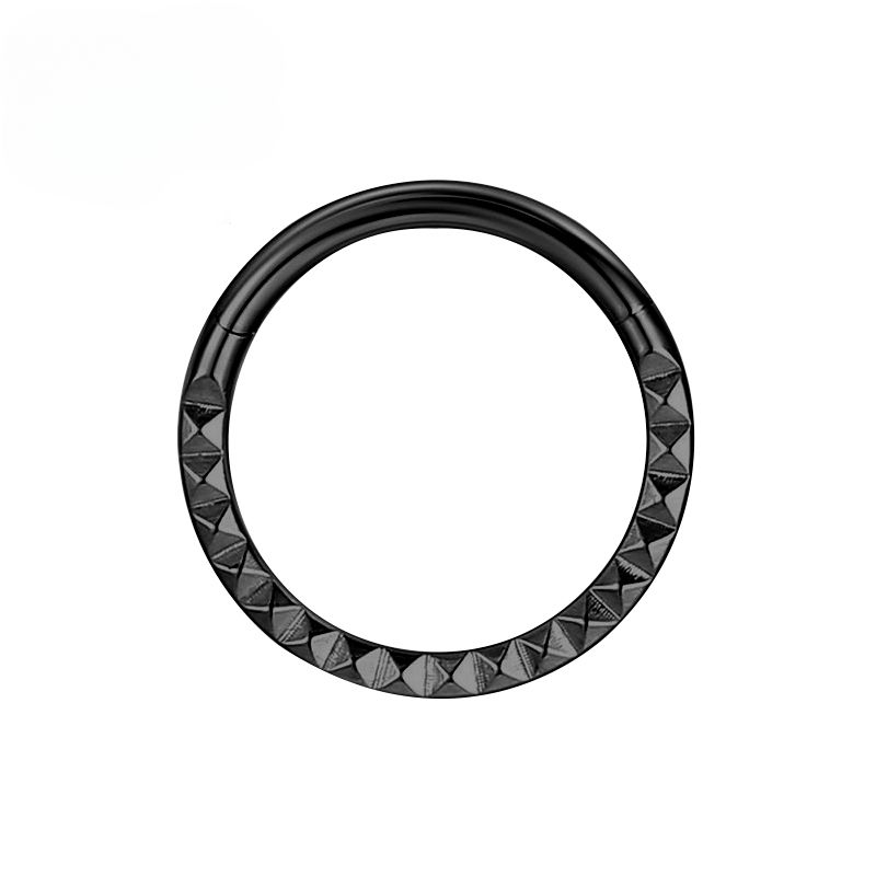 F136 Titanium Piercing Nose Ring Earrings Tragus Septum Labret Cartilage Daith Helix Industrial Body Jewelry Woman Clicker Labret_voghion.com