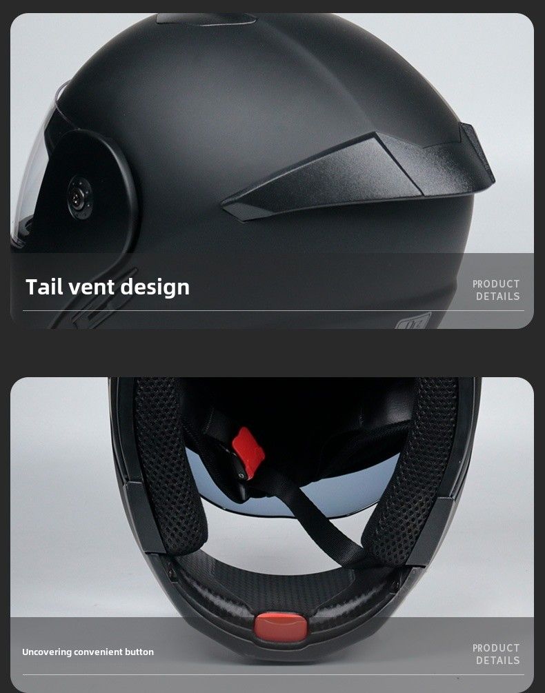 Orz Electric Car Double Lens Exposure Full Racing Running Unisex Dual Helmet_voghion.com