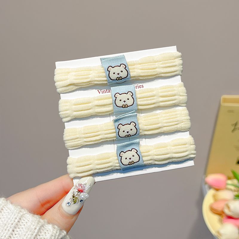 Corda per capelli femminile senza cuciture con elastico in gomma, anello per capelli, coda di cavallo, carina, non fa male alla corda per capelli_voghion.com