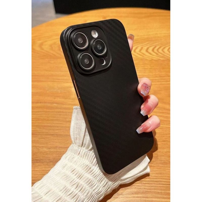 Custodia rigida per telefono Promax 16/15 Ultra-Thin Micro Matte 14/13/12 in fibra di carbonio con motivo 11_voghion.com