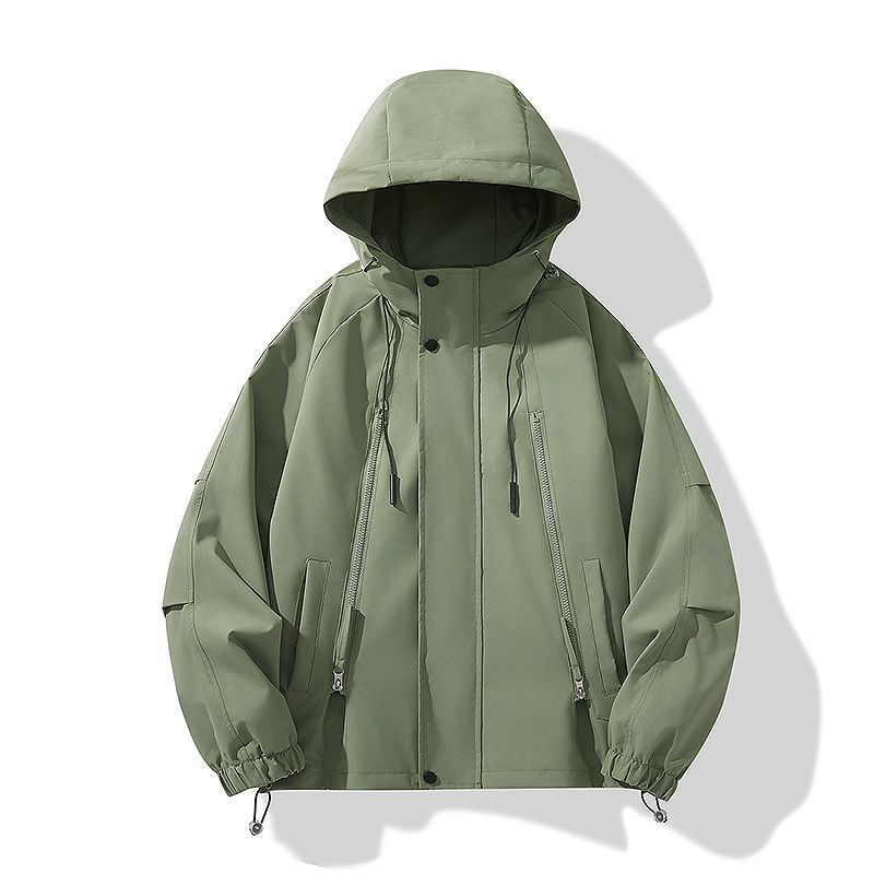 CT Trendy Workwear For Men Spring And Autumn New Cardigan Solid Color Men's Casual Flight Jacket_voghion.com