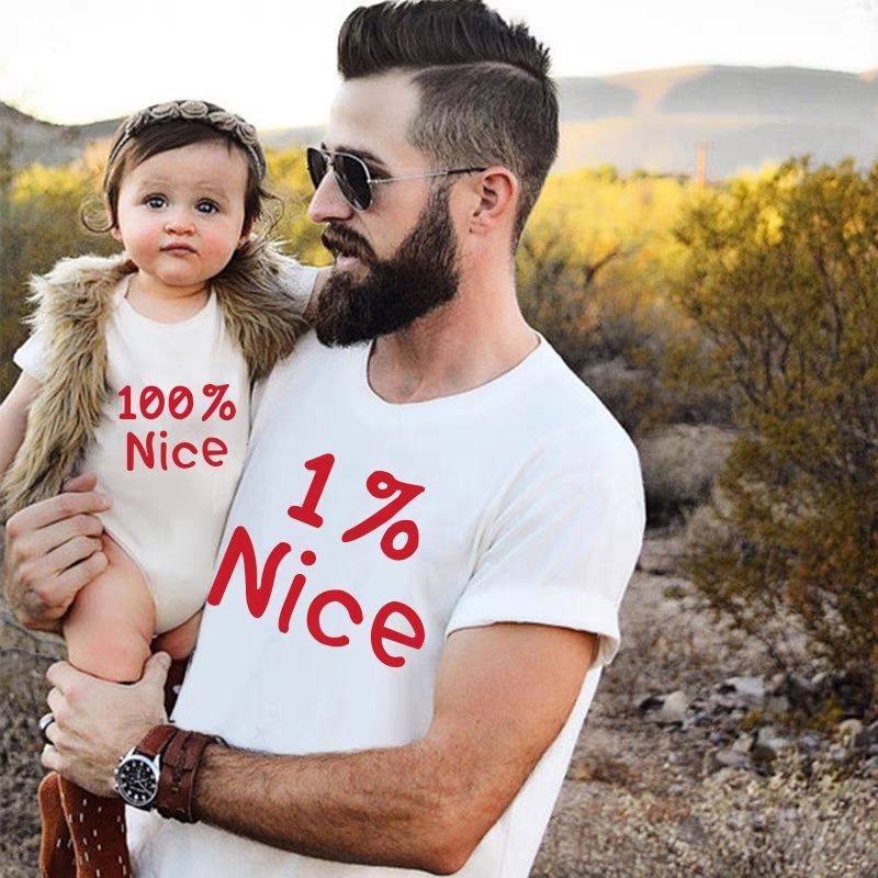 Ρούχα για Γονείς και Παιδιά Καλοκαιρινό Νέο Στυλ Οικογενειακό Μπλουζάκι με Κοντά Μανίκια Οικογένεια Τριών Μητέρα και Παιδί_voghion.com