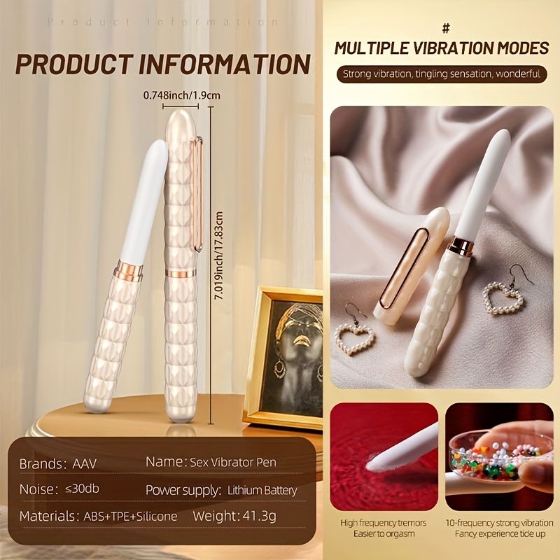 G-Punkt-Vibratoren in Stiftform für Frauen, Klitorisstimulator, 8 Modi, Analmassagegerät, Silikon, vibrierender Stab für Erwachsene_voghion.com