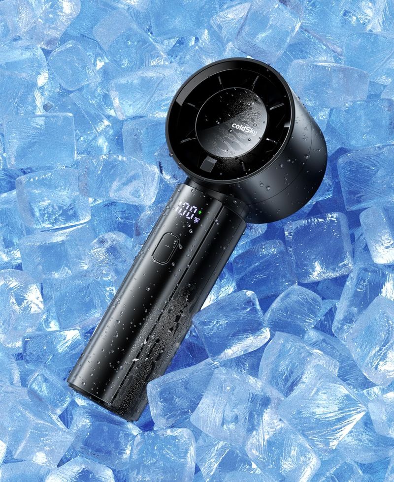 Digital Turbo - 5 Speed 4000mAh High Speed Fan_voghion.com