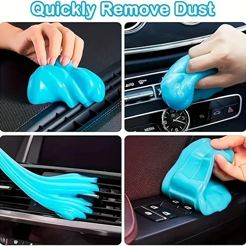70g Gel per la pulizia dell'auto Slime Magic Mud Automobile Air Vent Computer Keyboard Dirt Dust Remover Gel Strumento per la pulizia degli interni dell'autolavaggio_voghion.com