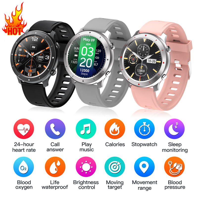 F87 orologio intelligente Bluetooth chiamata periodo mestruale femminile_voghion.com