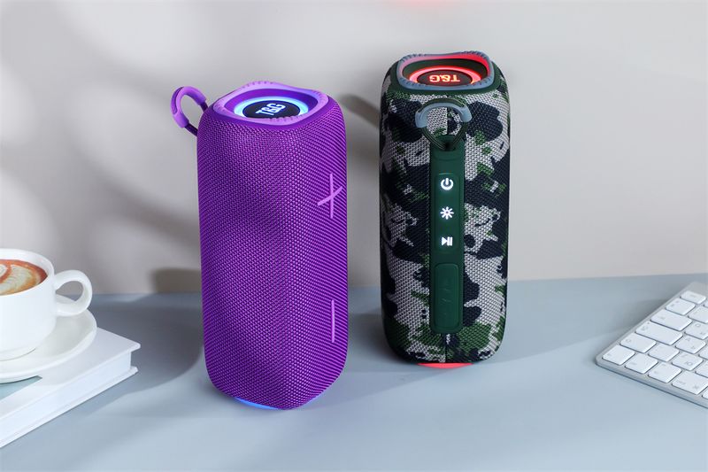 TG654 Neuer RGB-Licht-Bluetooth-Subwoofer für den Außenbereich, tragbarer drahtloser Mini-Heimlautsprecher_voghion.com