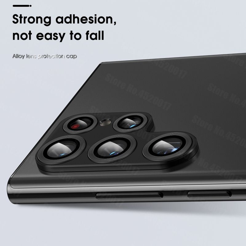 Carcasă cu inel metalic pentru lentilă de cameră pentru Samsung Galaxy S22 Ultra, protectoare pentru cameră, lentilă pentru Galaxy S22 Ultra, sticlă pentru Samsung S_voghion.com